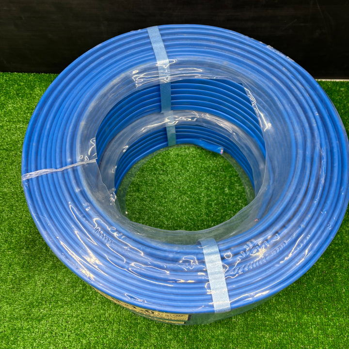 【未使用品】弥栄電線 VVFケーブル 3×1.6 100m 色付きカラー青 2026年1月製造　2巻セット【電材館越谷店】