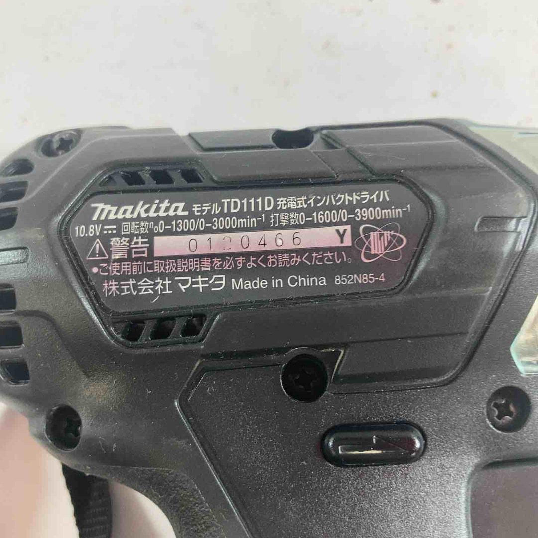 ★マキタ(makita) コードレスインパクトドライバー TD111DSMXB【川崎店】