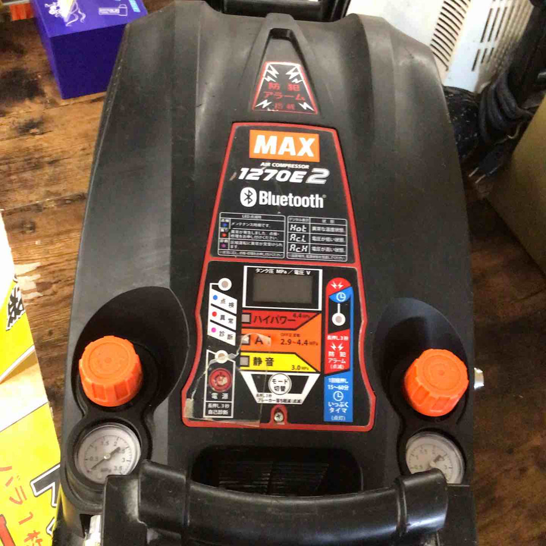 ★マックス(MAX) エアコンプレッサー AK-HH1270E2_ブラック【戸田店】