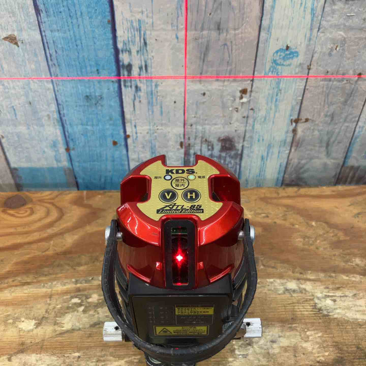 【中古品】☆KDS レーザー墨出し器 ATL-85 赤色 フルライン 受光器付き【柏店】