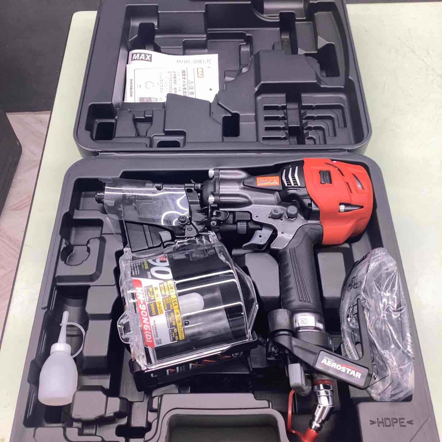 ★マックス(MAX) 高圧エア釘打ち機 HN-90N6(D)-G【越谷店】 ☆マックス(MAX) 高圧エア釘打ち機 HN-90N6(D)-G【越谷店】 – アクト