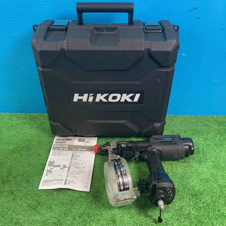 ◇ハイコーキ(HIKOKI ※旧:日立工機) 高圧エアネジ打ち機 WF4HS(AB) アブソリュートブラック【岩槻店】