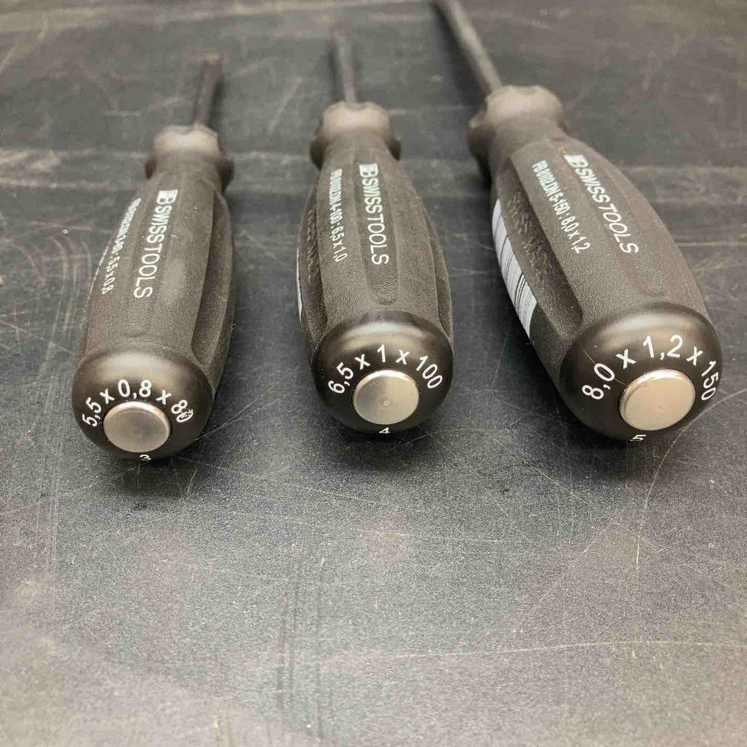 ◇PB SWISS TOOLS スイスツールズ 6本組スイスグリップ 貫通マイナス・プラスドライバーセット 8249.DNCBB【川越店】