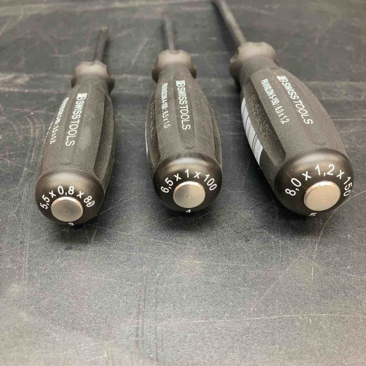 ◇PB SWISS TOOLS スイスツールズ 6本組スイスグリップ 貫通マイナス・プラスドライバーセット 8249.DNCBB【川越店】