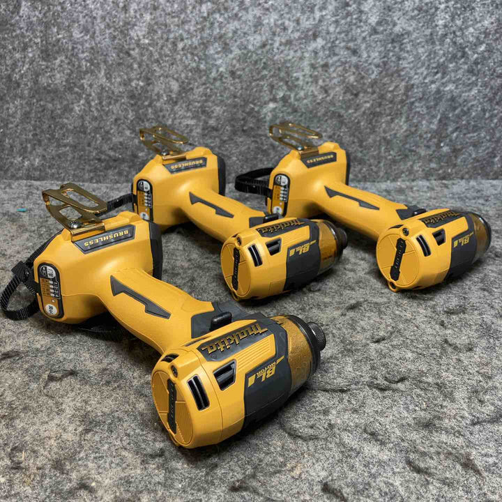 マキタ(makita) コードレスインパクトドライバー TD173DZPY LTX20周年限定色 プレミアムイエロー 本体+ケース 3台まとめ【桶川店】