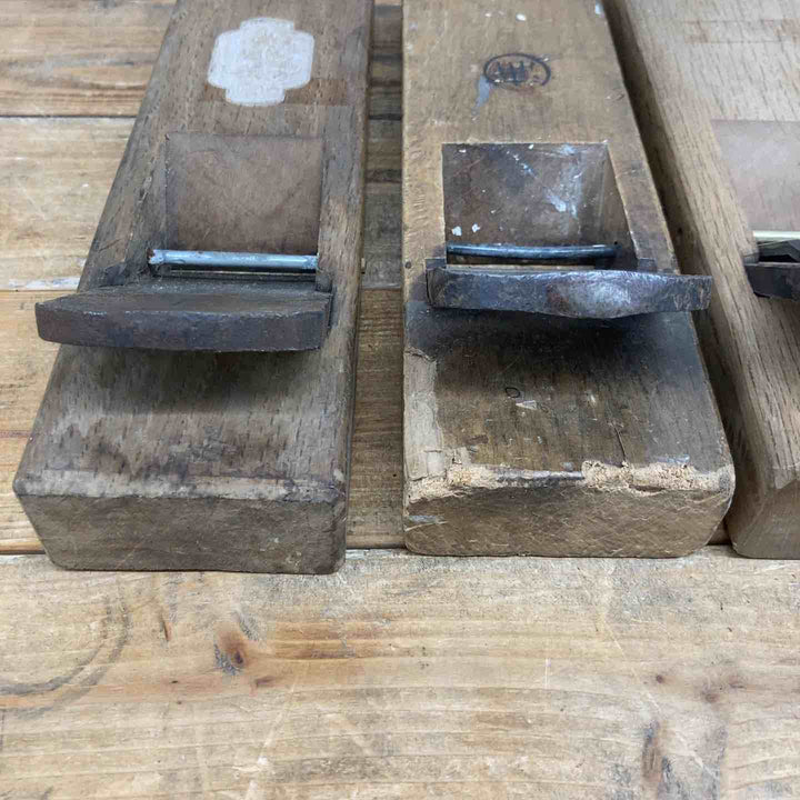 【中古品】 秀童・秀正・長光・千代・富鶴 鉋5点セット  鉋 かんな カンナ 和工具 大工道具 鑿 のみ 鋸 のこ 【東大和店】