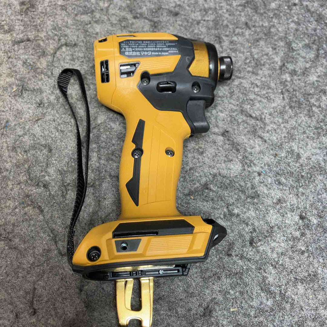 マキタ/makita 18V 充電式インパクトドライバー TD173DZPY 20周年限定色 プレミアムイエロー 本体+ケース【桶川店】
