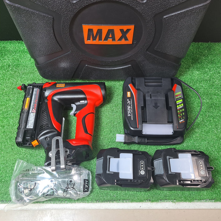 マックス/MAX 18V コードレスピンネイラ TJ-35P4-BC/1850A 18V5.0Ahバッテリー2個付きフルセット【岩槻店】