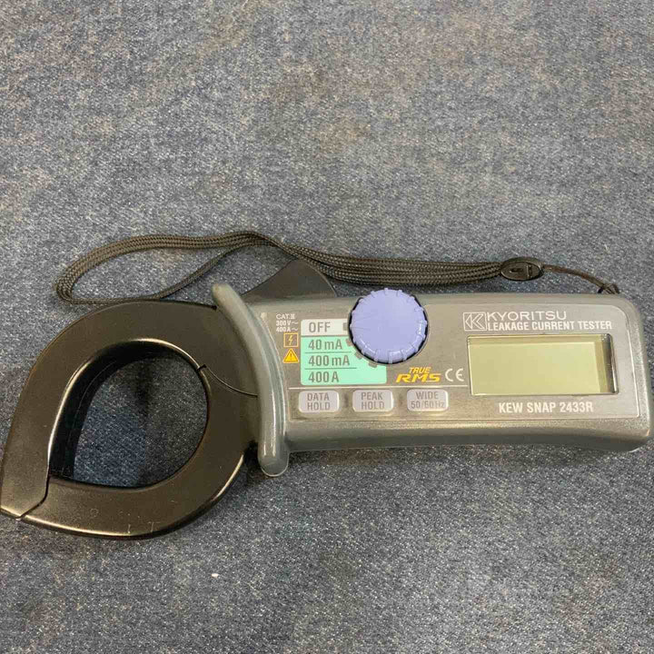 【中古品】共立電気計器 漏れ電流 負荷電流測定用クランプメーター 2433R【八潮店】