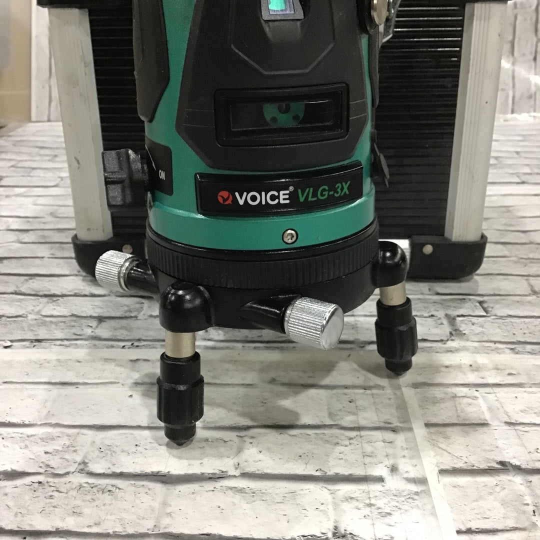 〇VOICE グリーンレーザー墨出し器 VLG-3X【川口店】