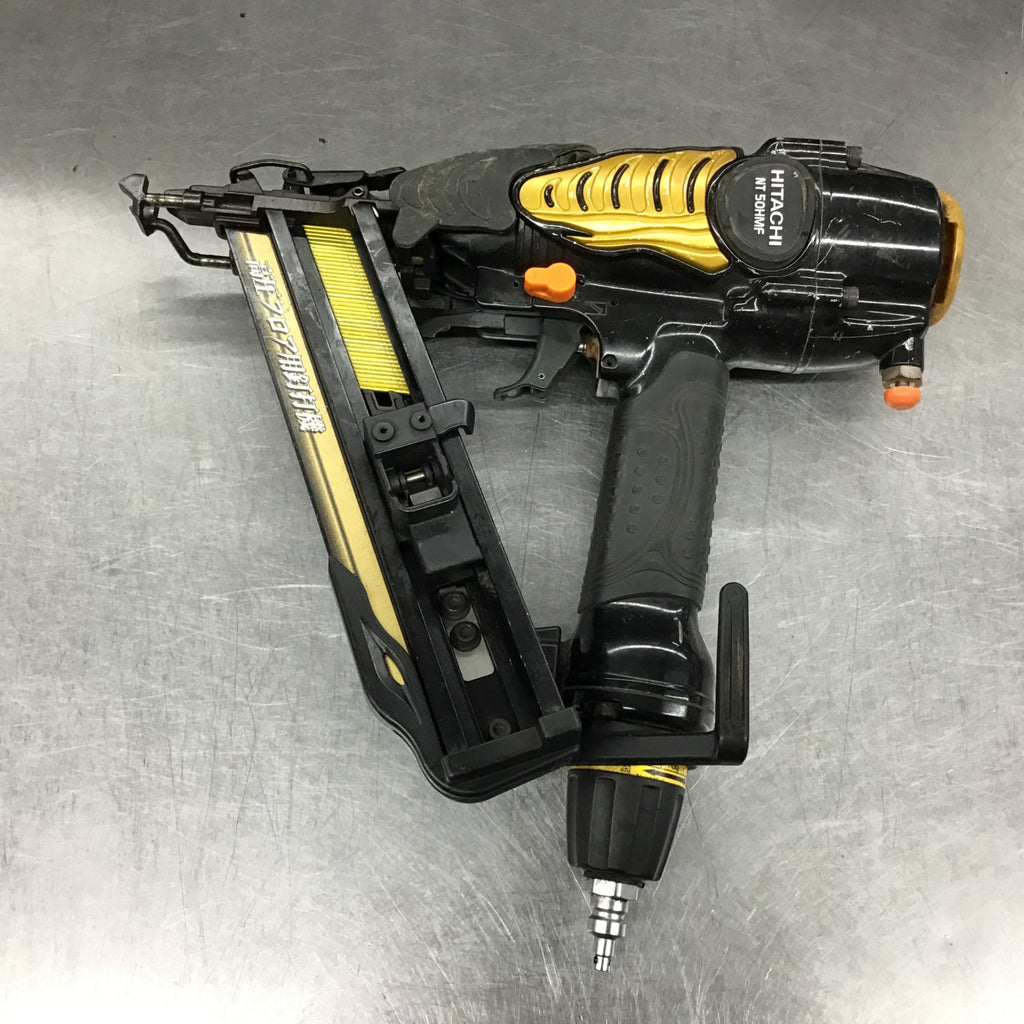 日立工機 HITACHI ヒタチ NT50HMF 高圧フロア用釘打機 ブラッドネイラ【野田愛宕店】【店頭取引限定】【中古】ITNR0MGJTXSY 〇ハイコーキ(HIKOKI ※旧:日立工機) 高圧フロア用高圧ブラッド釘打ち機
