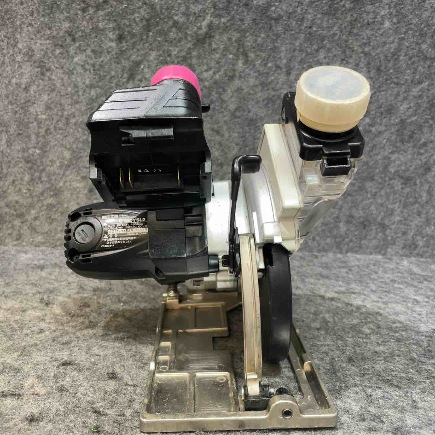 日立　コードレス集じん丸のこ　C14DYSL2(NN)【中古品】 HiKOKI(日立工機) C14DYSL2(LSCK) 14.4V-3.0Ahコードレス集じん丸のこ