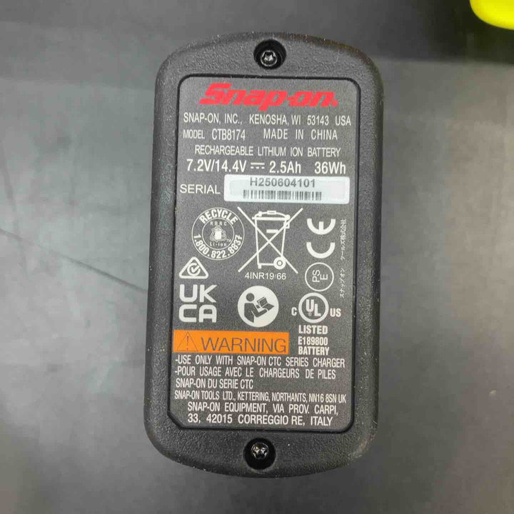 【未使用品】スナップオン(Snap-on) 14.4V コードレスドリル CDR861HVW1 本体+バッテリー1個セット【川越店】