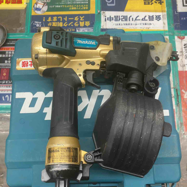 マキタ 50mm 高圧エア釘打 エアダスタ付 ゴールド AN533HSP1【戸田店】