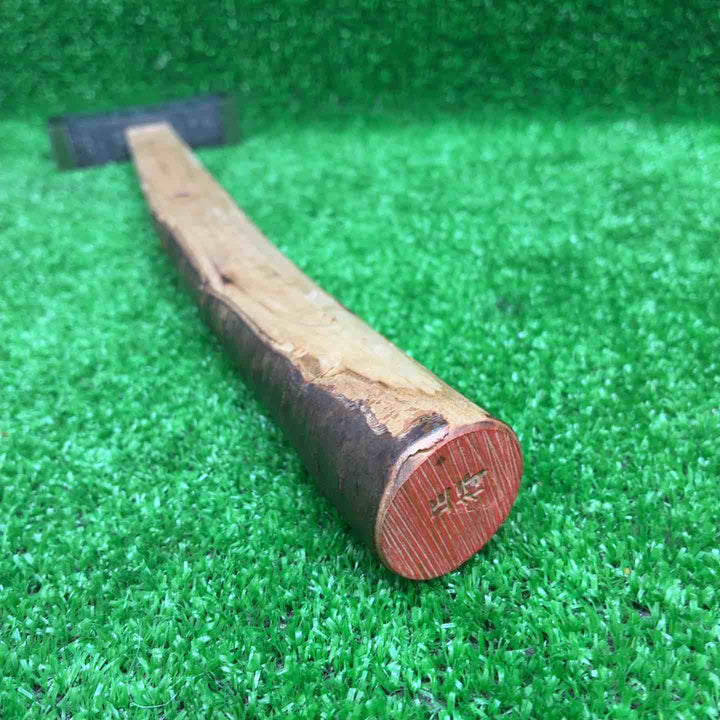 【道心斎正行】木目 黒 玄翁(角) 正行作柄付　120匁【藤沢店】