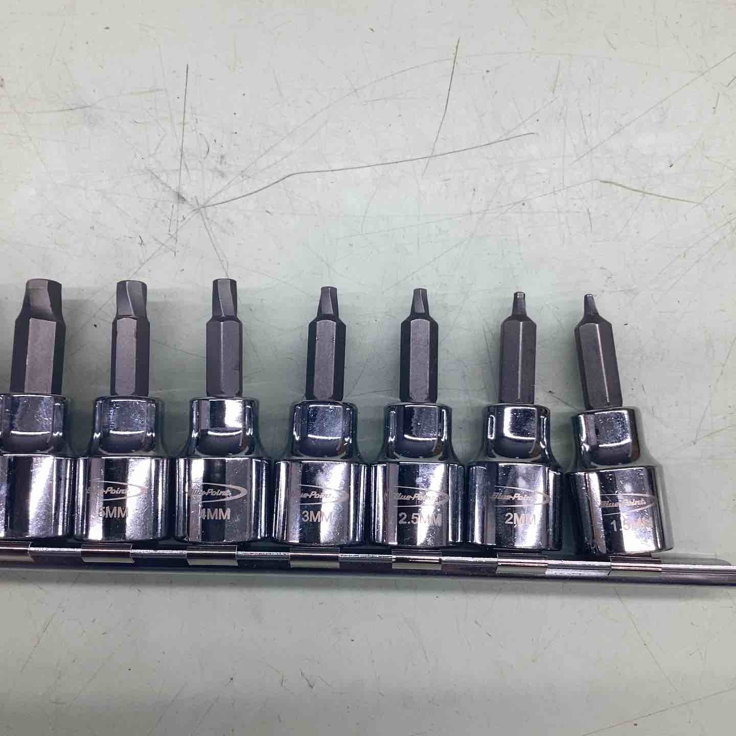 Blue Point ビットソケット  STCAEBS12 12個+ホルダー ヘクスエキストラクター ブルーポイント(BluePoint)ビットソケットセット ヘクスエキス
