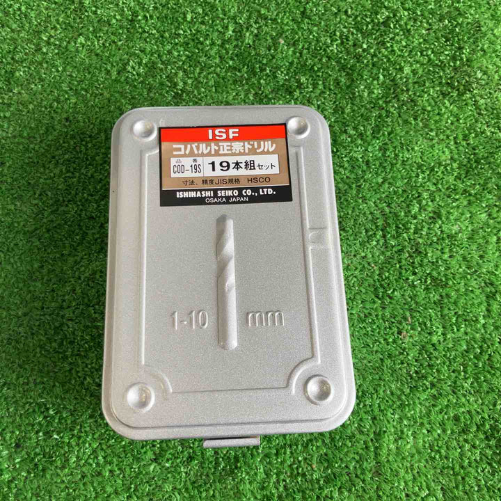 ◇イシハシ精工　コバルトドリル19本組　TCOD-19S【草加店】