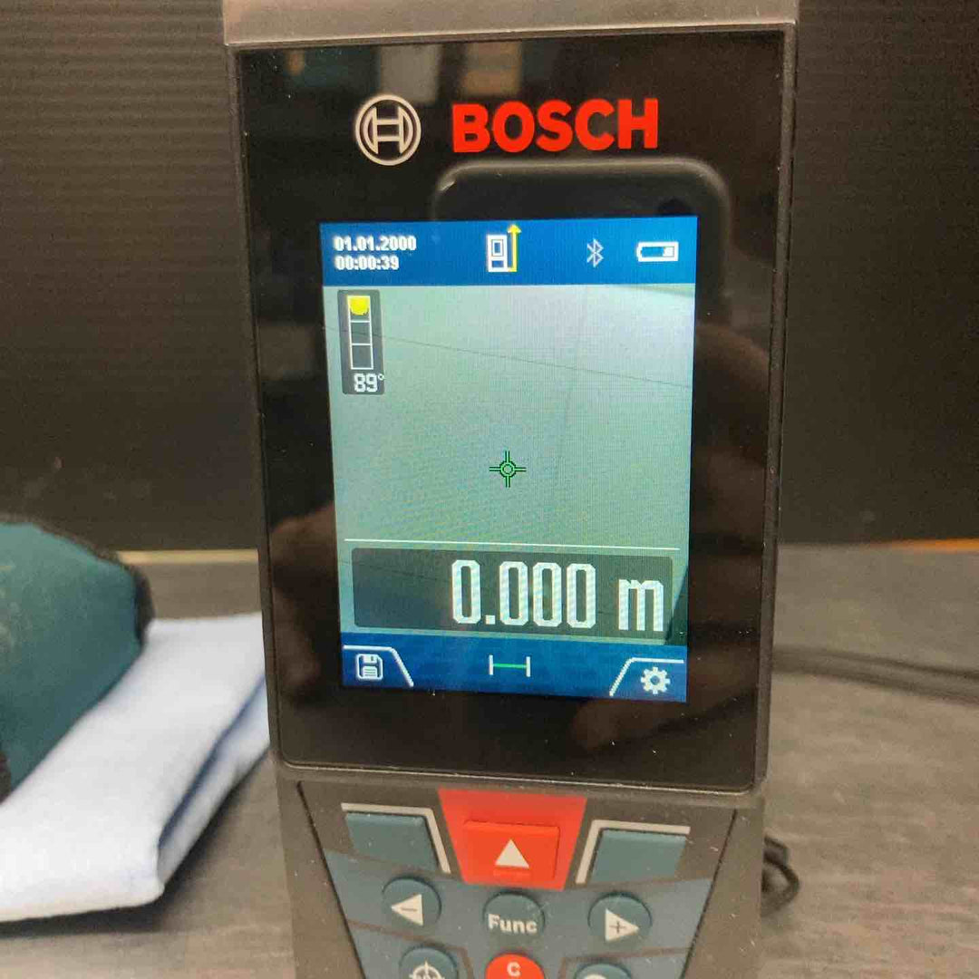 ◇BOSCH ボッシュ データ転送レーザー距離計 GLM150C型 ケースに汚れあり【戸田店】