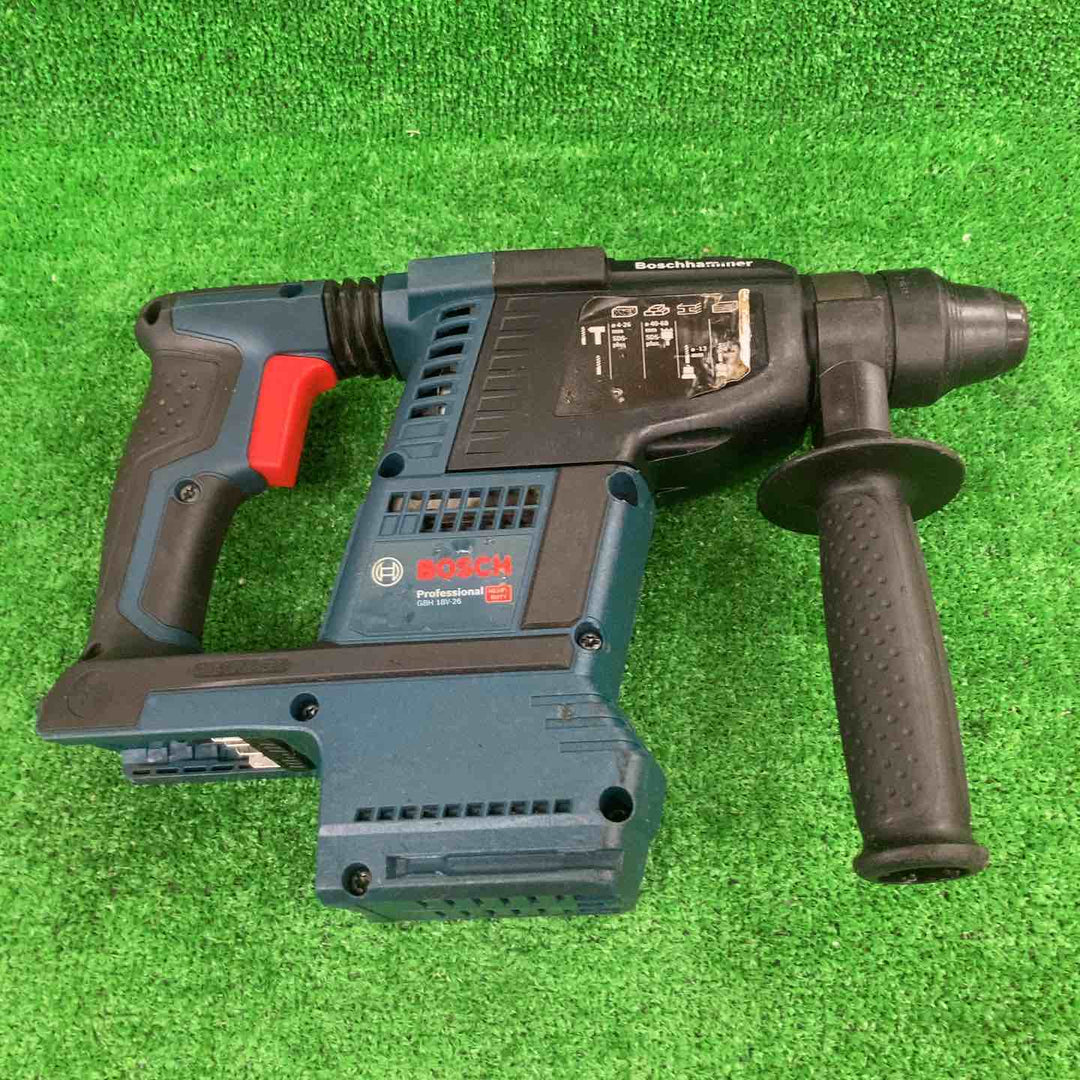 Bosch Professional(ボッシュ) SDSプラス コードレスハンマードリル (5.0Ahバッテリー2個・充電器・深さゲージ・キャリングケース・サイドハンドル・吸いじんアダプタ付) GBH18V-26GDEN【川崎店】