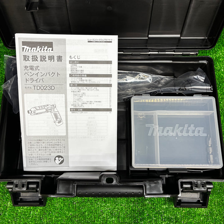 ◇マキタ(makita) 10.8Vコードレスインパクトドライバ TD023DZ 限定色【ターコイズブルー】 本体+ケース【電材館越谷店】