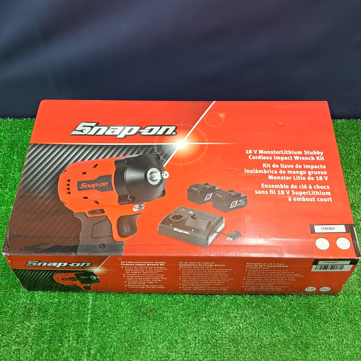 ★スナップオン(Snap-on) 3/8 インパクトレンチ 18V 電池×2+充電器セット CT9038J2【岩槻店】