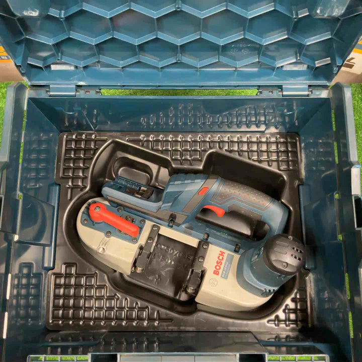◇ボッシュ(BOSCH) 18Vバッテリーバンドソー〔GCB18V-LI〕ケース、バッテリー1.3Ah、替刃付き【草加店】