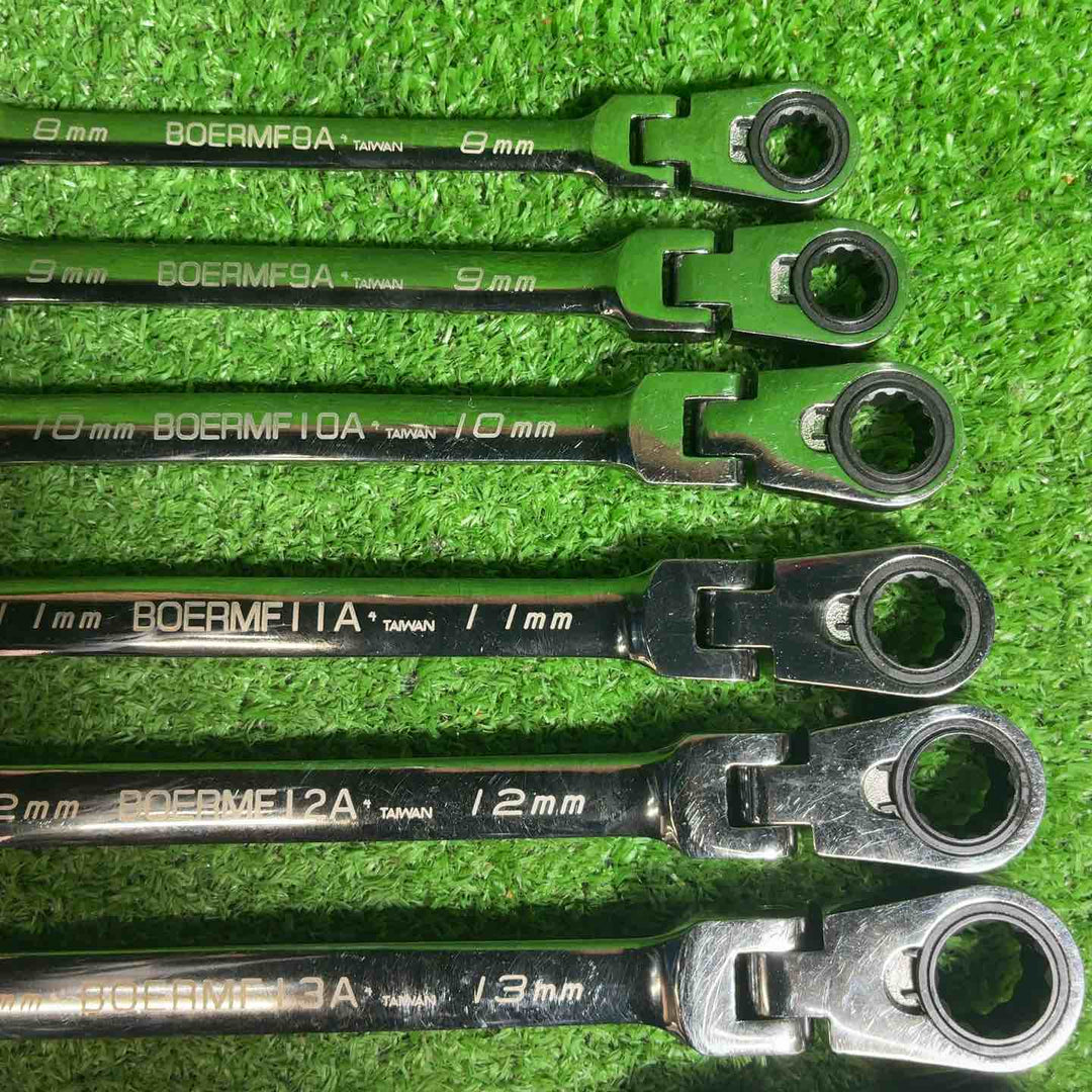 【中古品】Blue Point ブルーポイント BOERMF712A メガネラチェット セット　8mm-19mm【藤沢店】