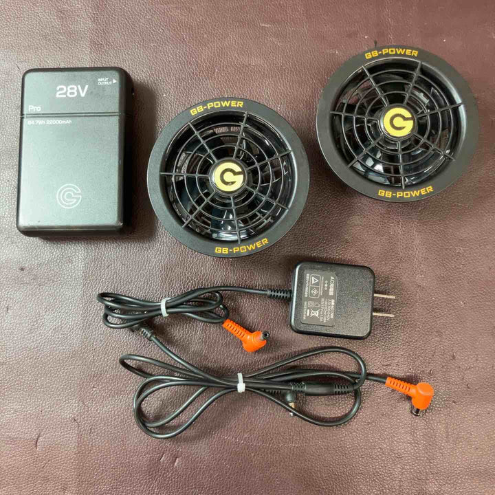 【中古品】 長信ジャパン 28V バッテリー ファンセット GB428 GF1 空調服 【東大和店】