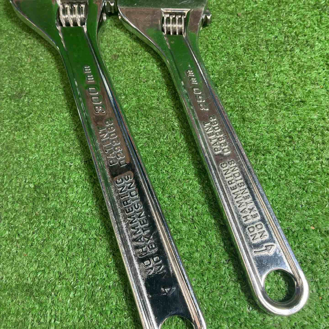 スナップオン モンキーレンチ 300mm AD12、250mm AD10 2本セット【藤沢店】