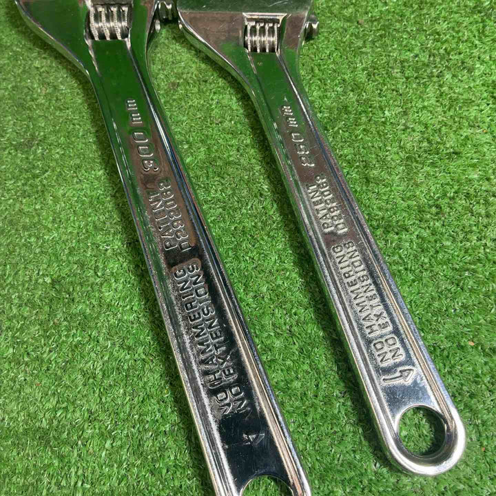 スナップオン モンキーレンチ 300mm AD12、250mm AD10 2本セット【藤沢店】