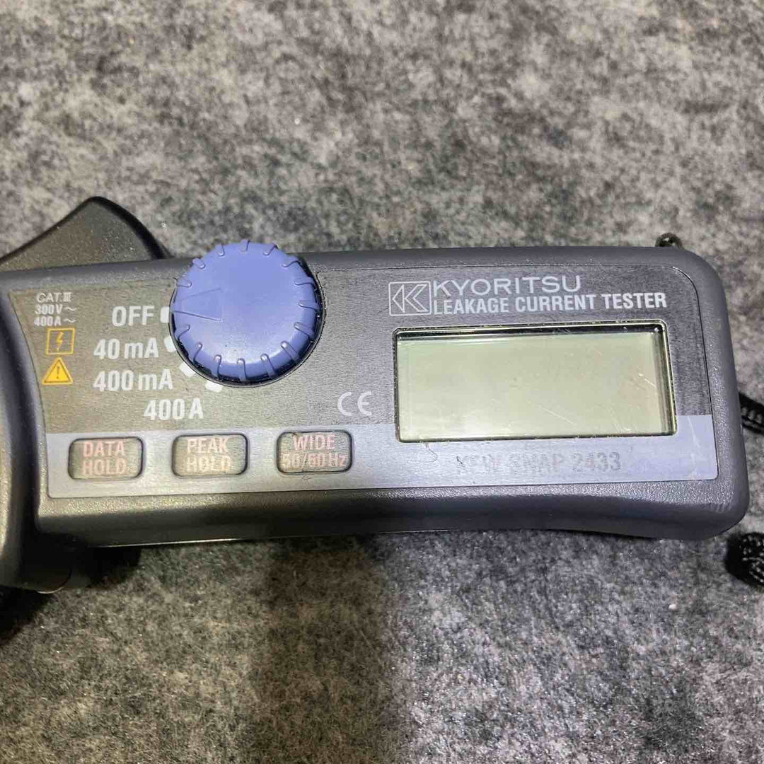 共立電気計器 (KYORITSU) 2433 キュースナップ・漏れ電流・負荷電流測定用クランプメータ【桶川店】