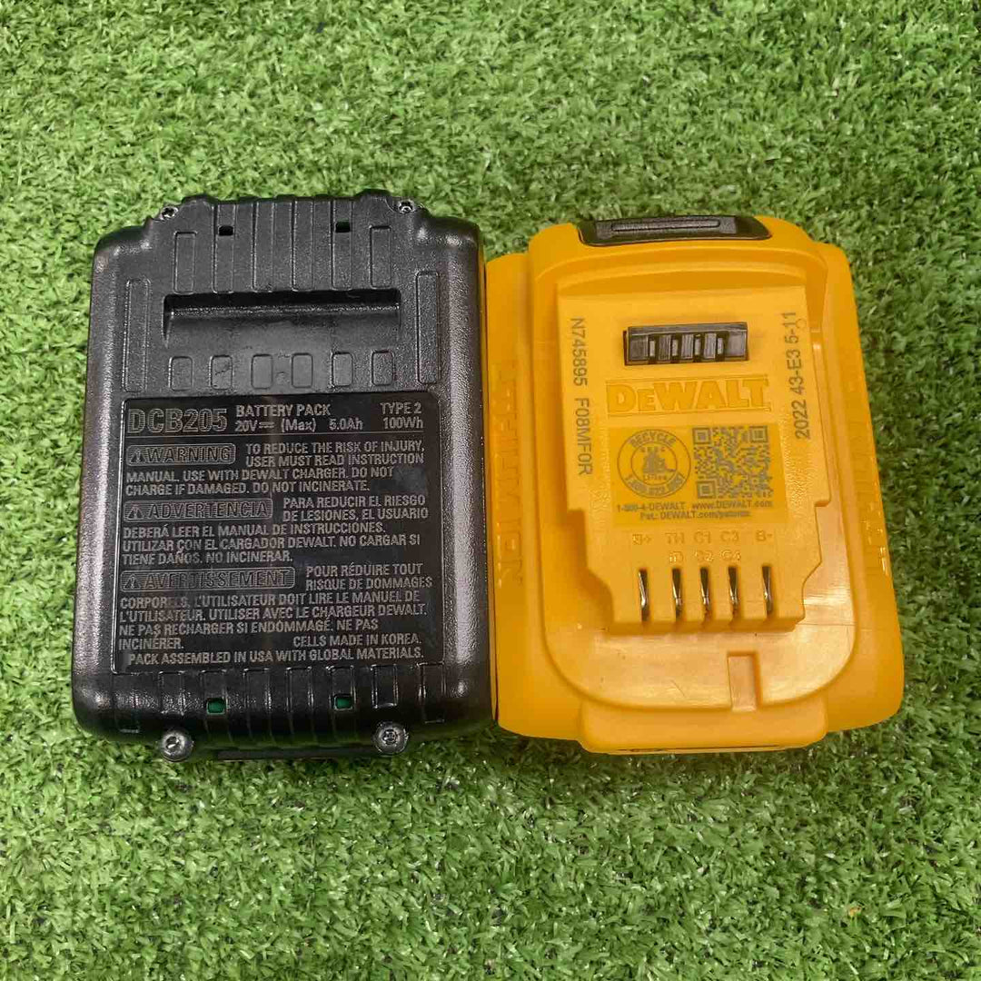 デウォルト5.0Ahバッテリー×2個+充電器セット【川崎店】