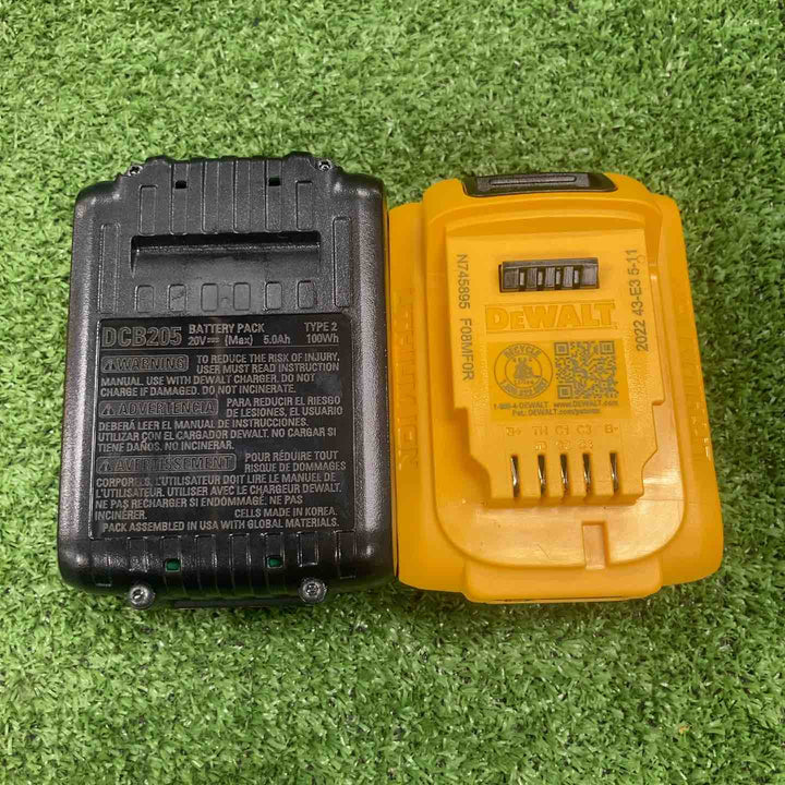 デウォルト5.0Ahバッテリー×2個+充電器セット【川崎店】
