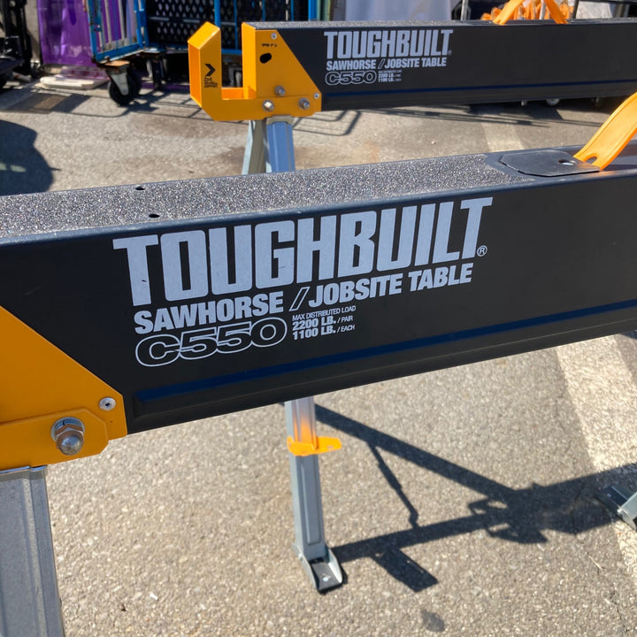 【中古美品】タフビルト(TOUGHBUILT) ジョブサイト テーブル C550 ソーホース(作業馬)【東大和店】