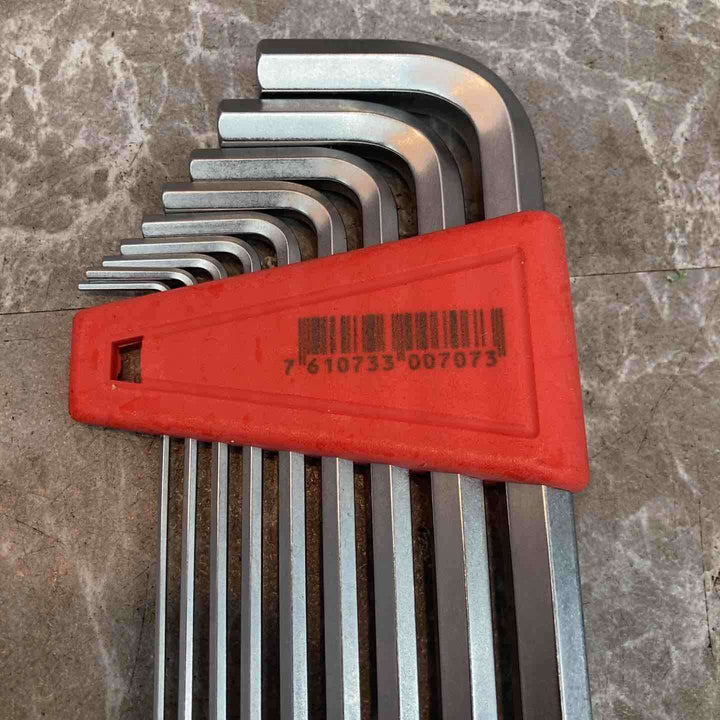 PB SWISS TOOLS(スイスツールズ) ホルダー付六角レンチセット ロング 9本組 (211.H-10) 1.5mm～10mm【八潮店】