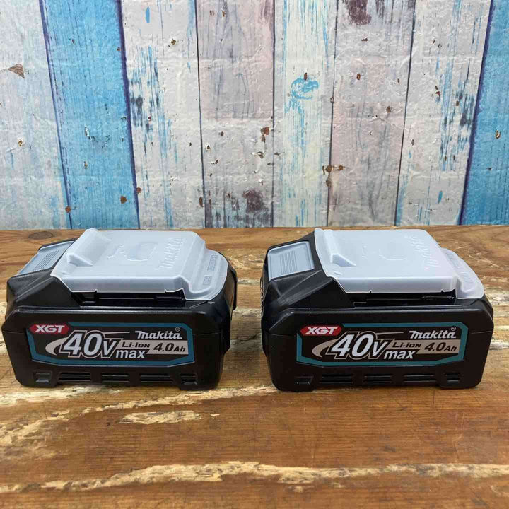 【未使用品】純正 マキタ makita リチウムイオンバッテリー 40Vmax/4.0Ah BL4040 2点セット まとめ売り【柏店】
