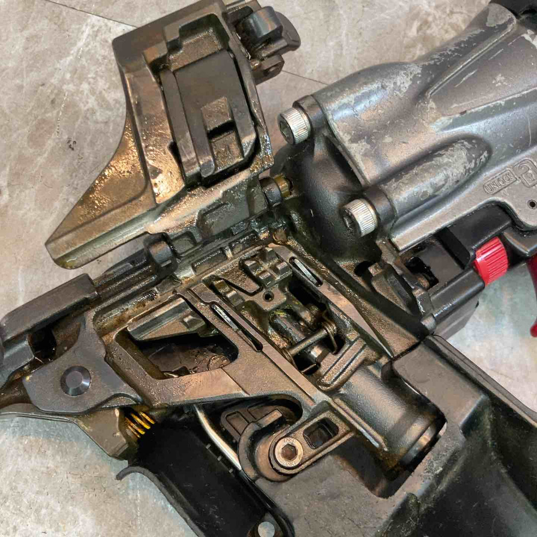 【中古品】マックス MAX 高圧エア釘打ち機 HN-65N2(D) マガジン割れ【八潮店】