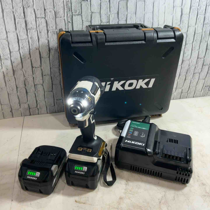 ☆ハイコーキ(HIKOKI ※旧:日立工機) コードレスインパクトドライバー WH36DC(2XPWG) 36V フルセット 動作確認済み【川口店】