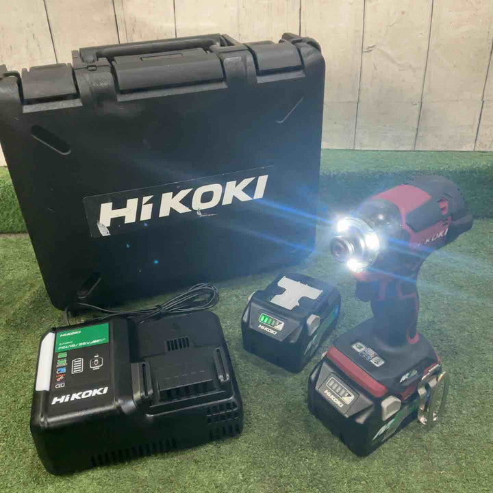 ★ハイコーキ(HIKOKI ※旧:日立工機) コードレスインパクトドライバー WH36DC(2XPR) 36V 動作確認済【川口店】