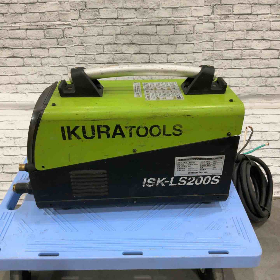 育良精機 インバーターライトアーク溶接機 ISK-LS200S【川口店】
