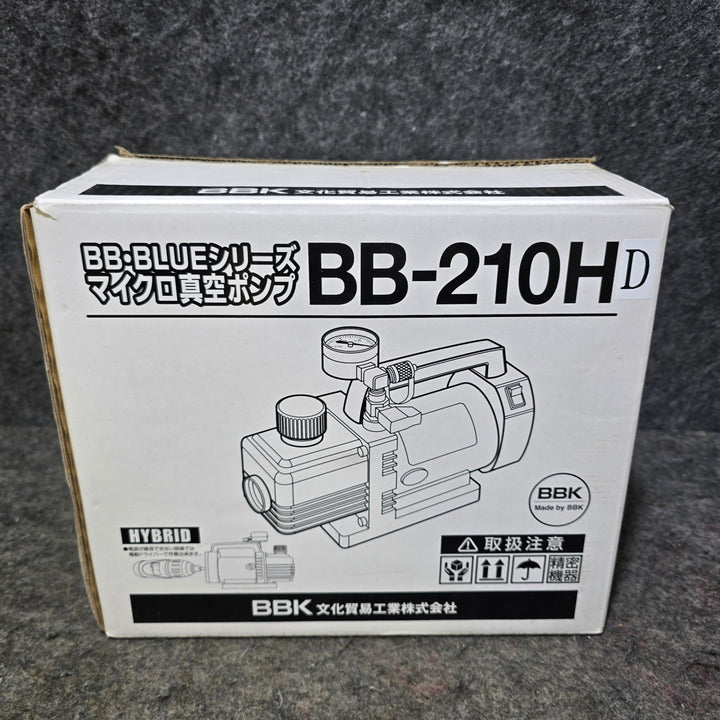 【美品】BBK ハイブリッド真空ポンプ(超薄型デジタルゲージ付) BB-210HD【桶川店】
