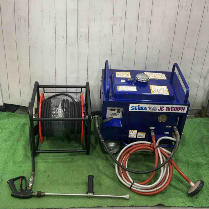 【店頭受取り限定】◇精和産業(SEIWA) エンジン高圧洗浄機 防音型 JC-1513DPN【川口店】