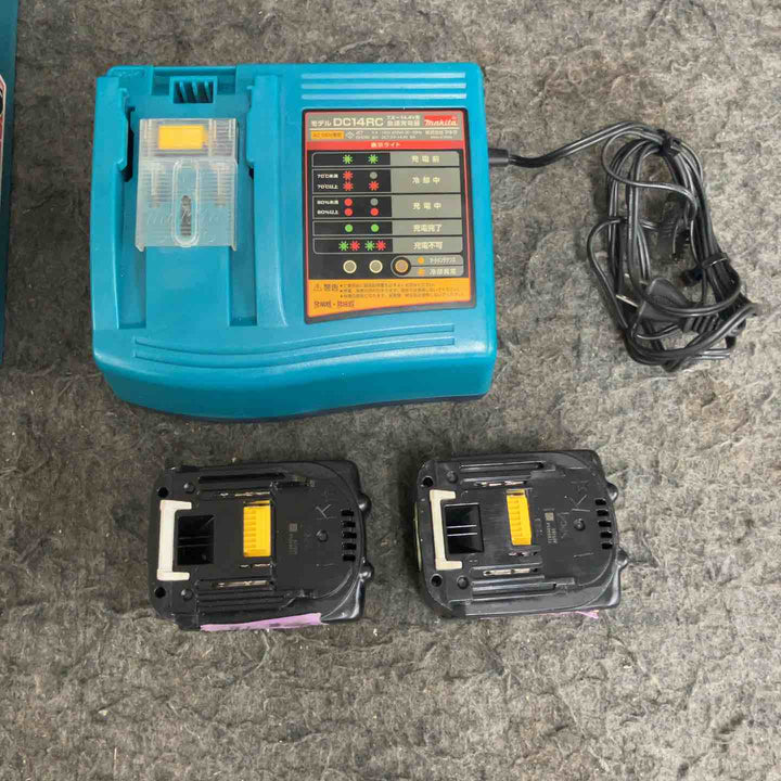 【現状品】★マキタ(makita) コードレスインパクトドライバー TD130DRFXR ケース(14.4V3.0Ahバッテリー*2[98(寿1/4)][91(寿0/4)]、充電器)【鴻巣店】