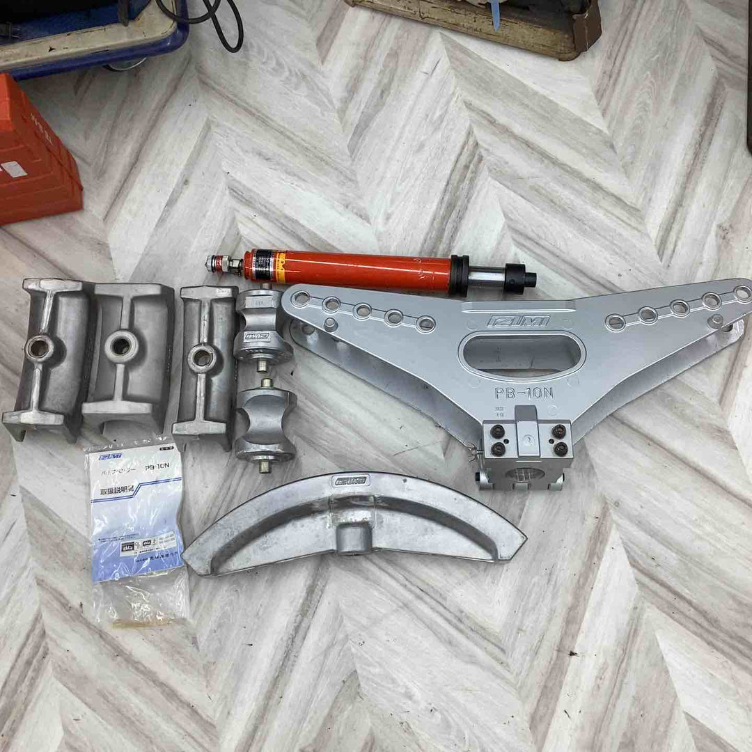 【店頭受取り限定】★泉精器(IZUMI) パイプベンダー PB-10N  電動リモコン式油圧ポンプ R14E-F シュー 【越谷店】