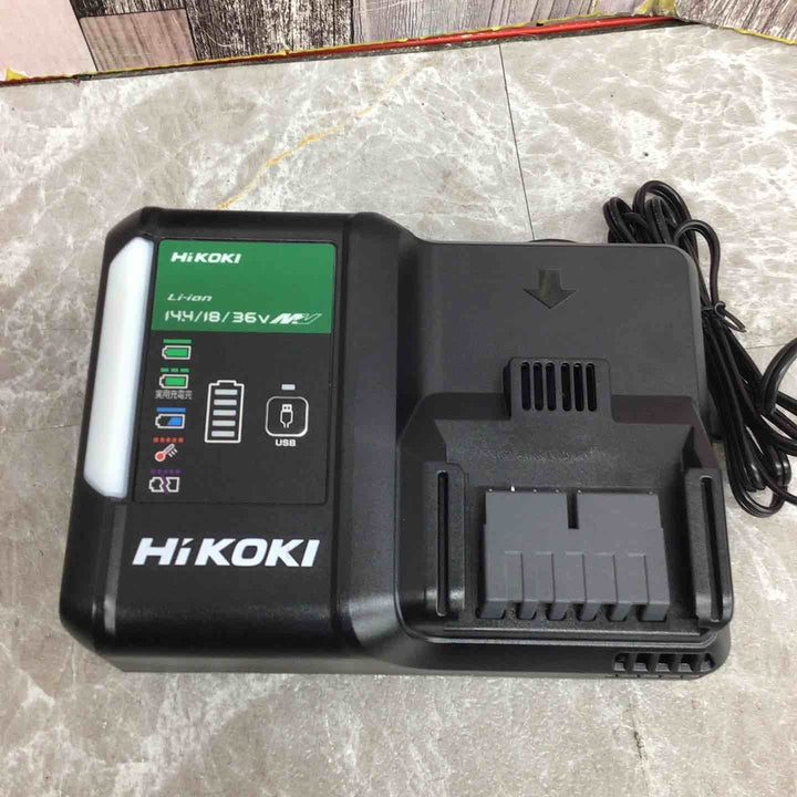 ◇HiKOKI(ハイコーキ) 36V 充電式 ディスクグラインダ G3610DC ブラック トイシ径100mm スライドスイッチ 蓄電池2個・充電器・ケース付 G3610DC(2XPBZ)【八潮店】