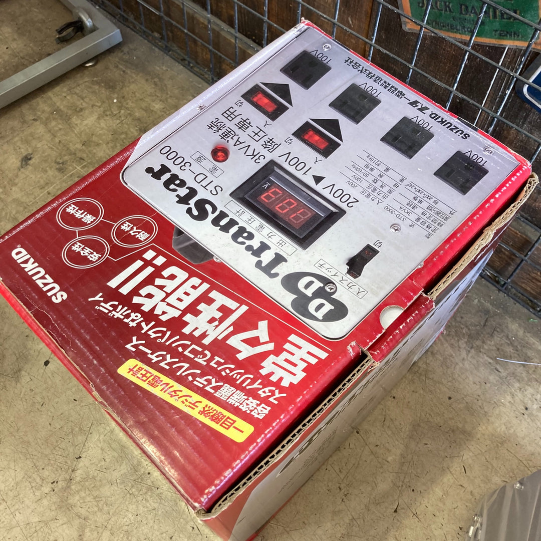 〇スズキッド(SUZUKID) 降圧器 DDトランスター STD-3000【町田店】