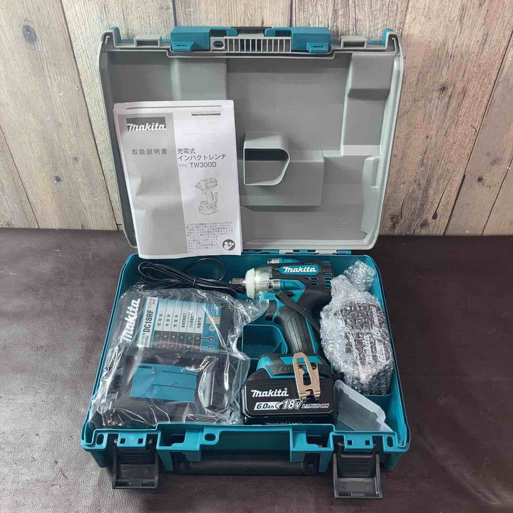 【未使用(店頭展示品)】マキタ(makita) コードレスインパクトレンチ TW300DRGX 18V【東大和店】