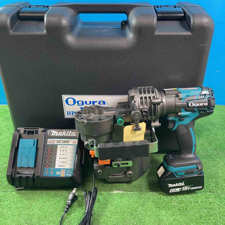 オグラ/Ogura 18Vコードレスパンチャー HPC-NF209WBL BL1860B 1個付きフルセット マキタ 18Vバッテリー仕様【岩槻店】