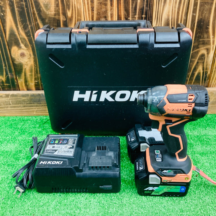 ★ハイコーキ(HIKOKI ※旧:日立工機) コードレスインパクトドライバ WH36DC(2XPS)(CS)※※充電器旧型※※【桶川店】