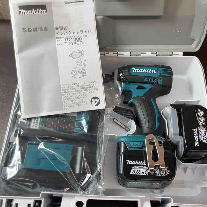 【未使用(店頭展示品)】★マキタ(makita) コードレスインパクトドライバー TD138DRFX 14.4V【東大和店】